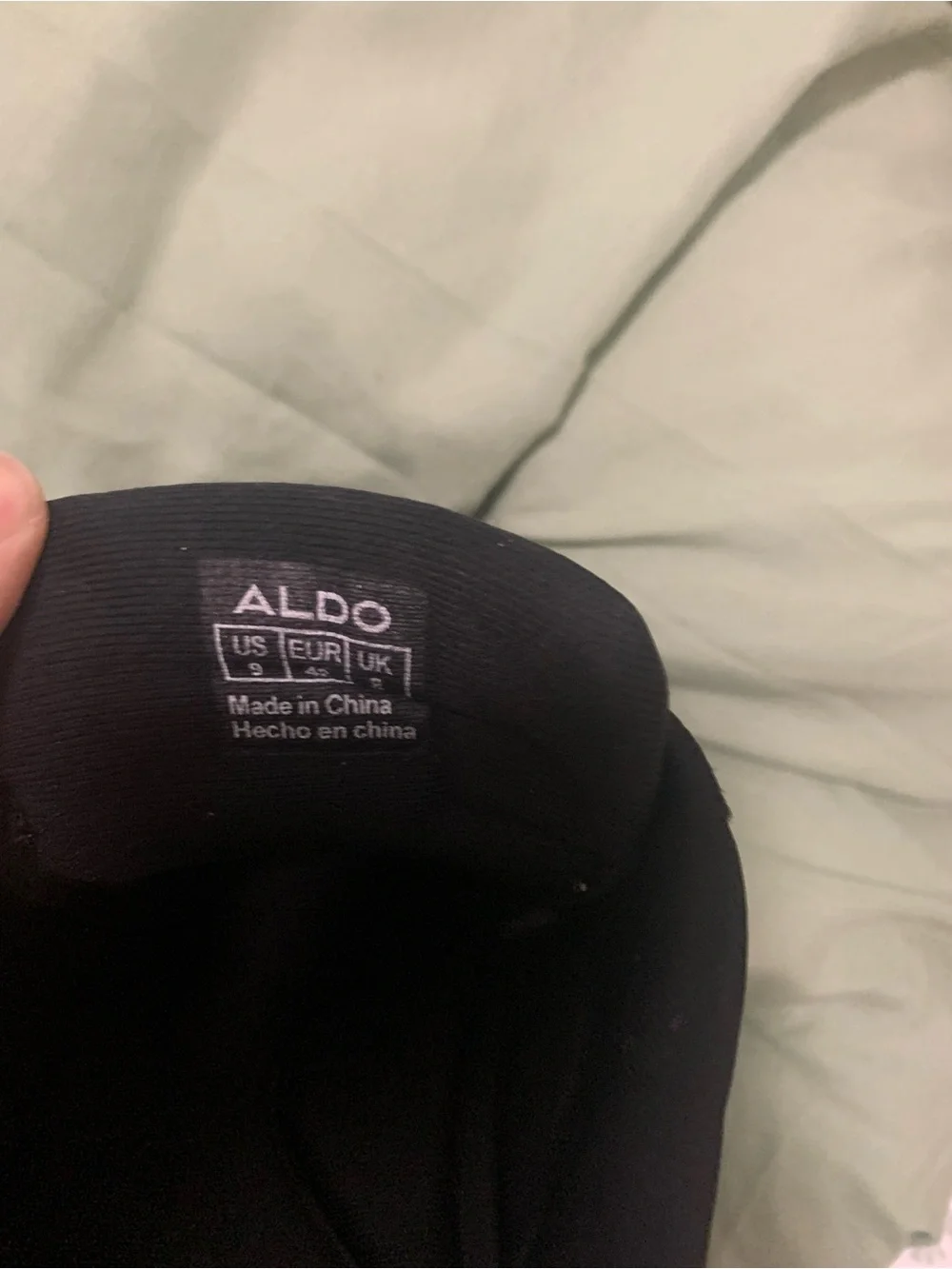 Aldo Black Men's Lace-Up Derby Shoes